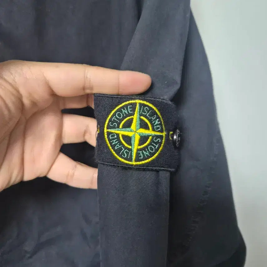 [BUNJANG] Stone Island Old Effect Hooded Overshirt XXL / 스톤아일랜드 올드이펙트 후드 오버셔츠