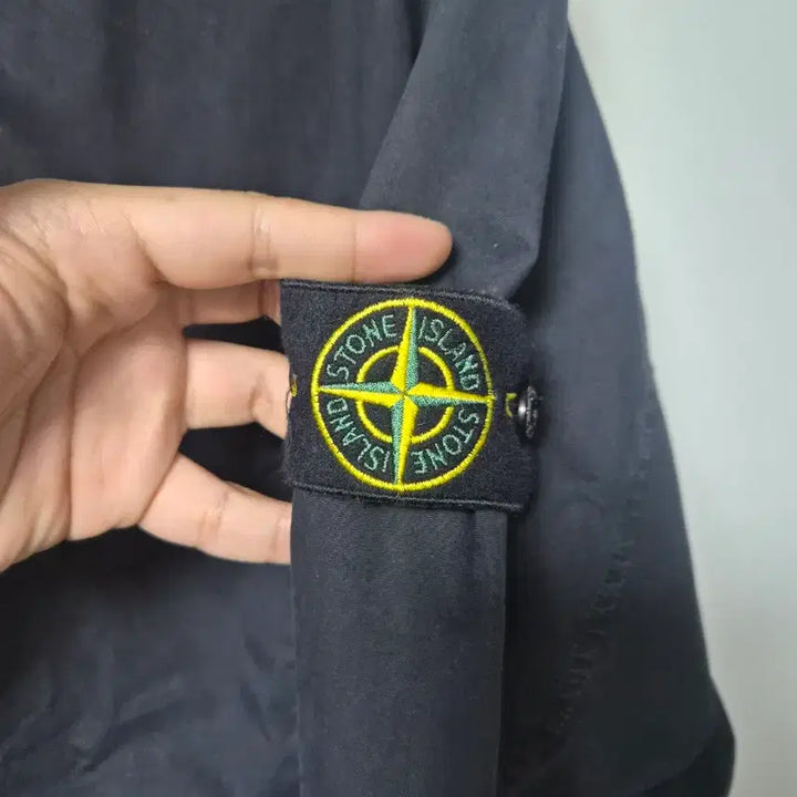 [BUNJANG] Stone Island Old Effect Hooded Overshirt XXL / 스톤아일랜드 올드이펙트 후드 오버셔츠
