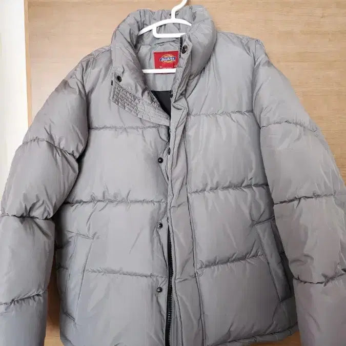 [BUNJANG] Dickies Grey Puffer Padding Jumper / 디키즈 회색 푸퍼 패딩 점퍼