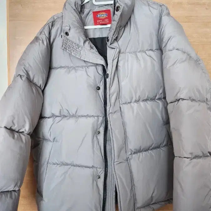 [BUNJANG] Dickies Grey Puffer Padding Jumper / 디키즈 회색 푸퍼 패딩 점퍼