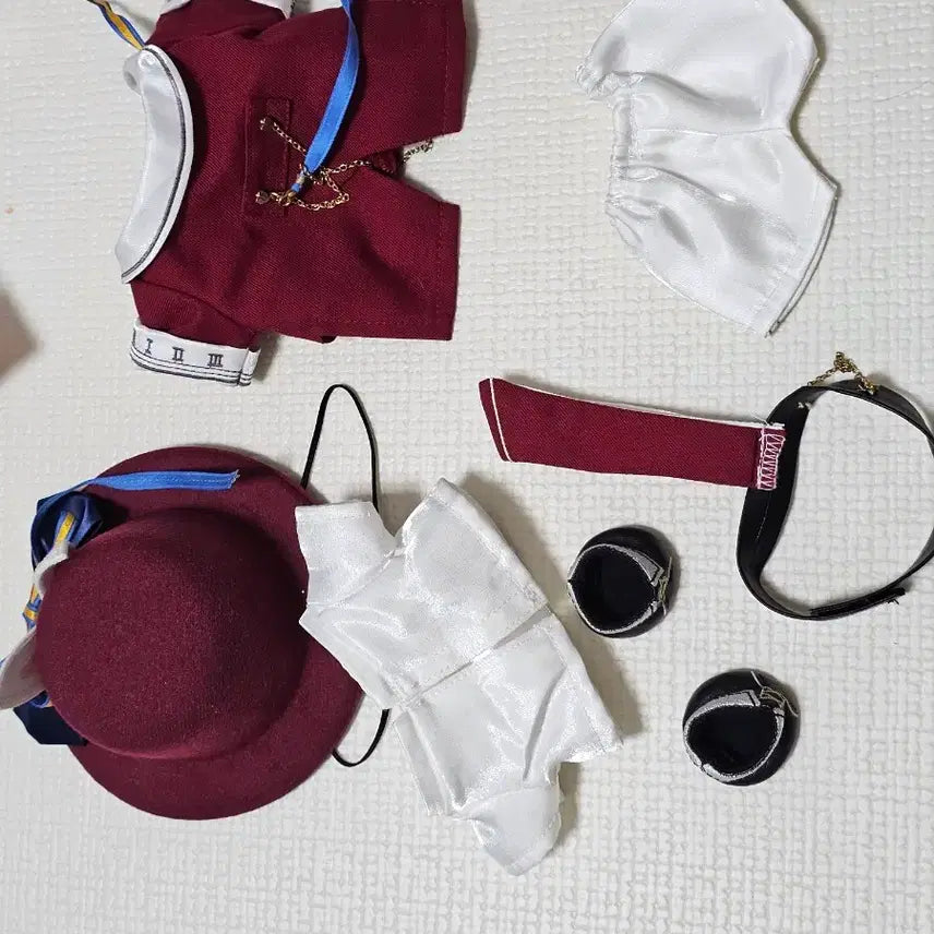 [BUNJANG] HEZI Closet 20cm Alice Clock Rabbit Gentleman Outfit Set / 20cm HEZI옷장 시계토끼신사(바지) 인형옷 세트 앨리스