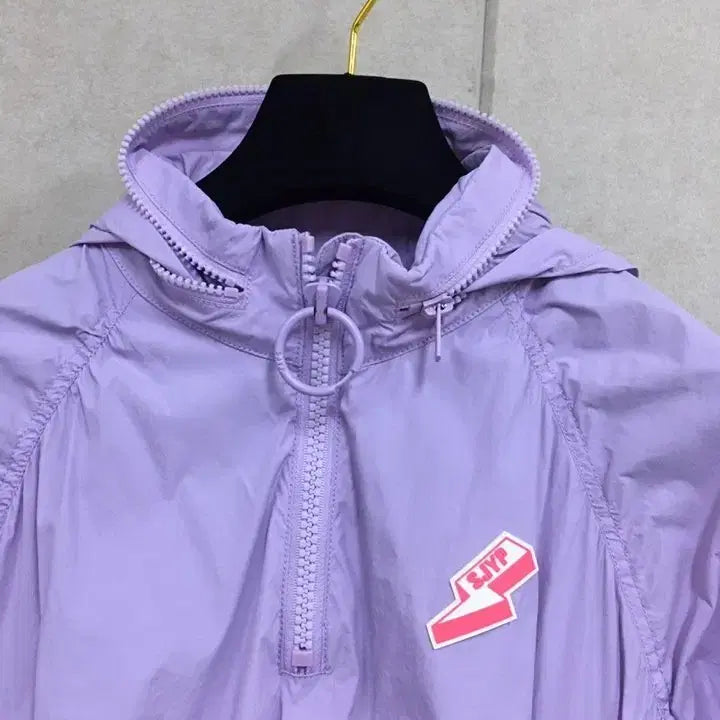 [BUNJANG] SJYP Lavender Anorak Hooded Long Dress / SJYP 정품 라벤더 아노락 후드 롱 원피스 라벤더