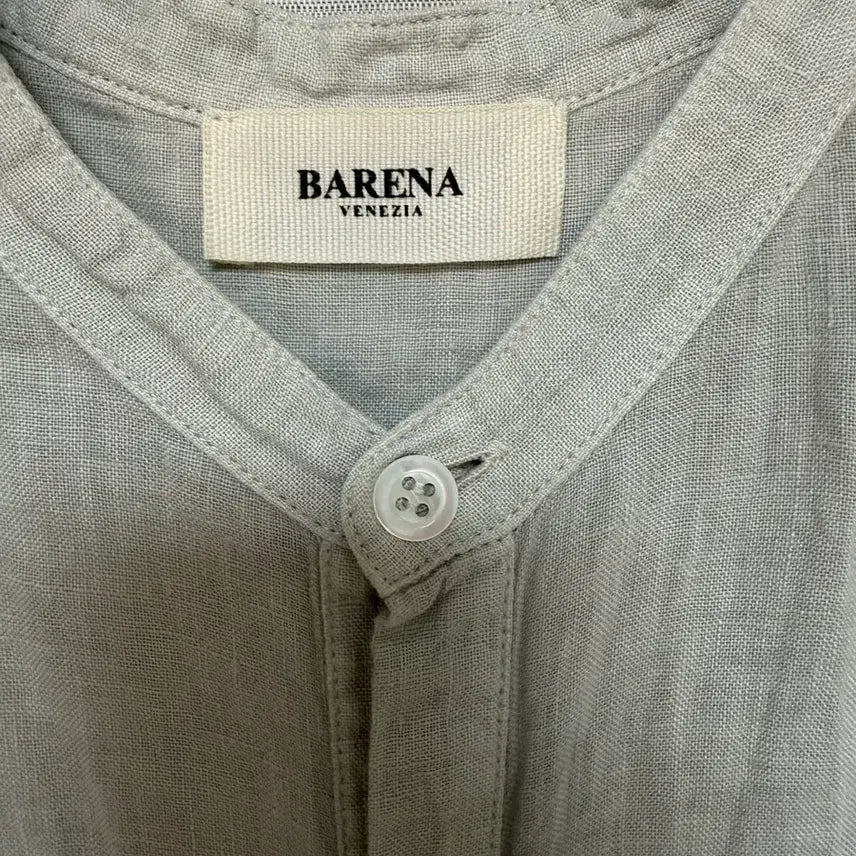 [BUNJANG] BARENA VENEZIA Linen Sleeveless Shirt / 비이커 BARENA VENEZIA 린넨 민소매 셔츠