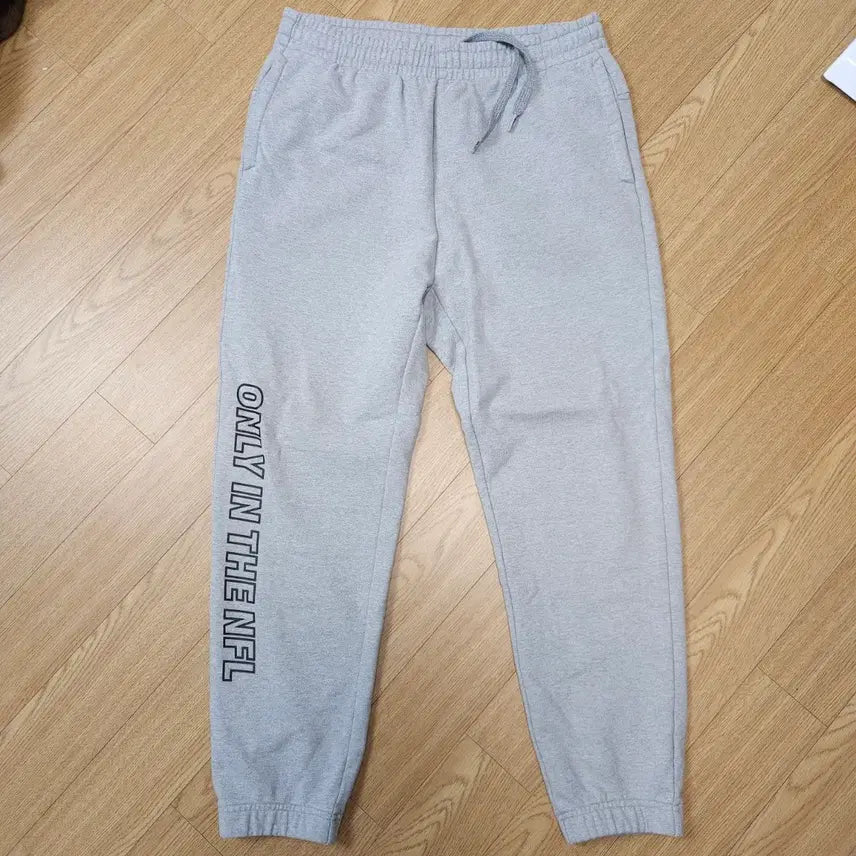 [BUNJANG] NFL Logo Grey Training Jogger Pants / NFL 로고 트레이닝 조거 팬츠 회색