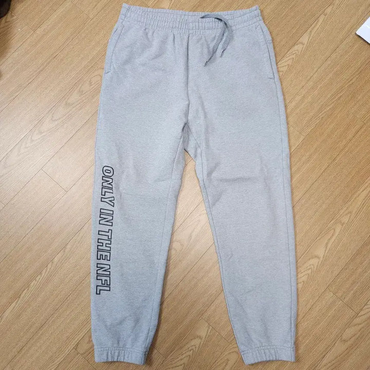 [BUNJANG] NFL Logo Grey Training Jogger Pants / NFL 로고 트레이닝 조거 팬츠 회색