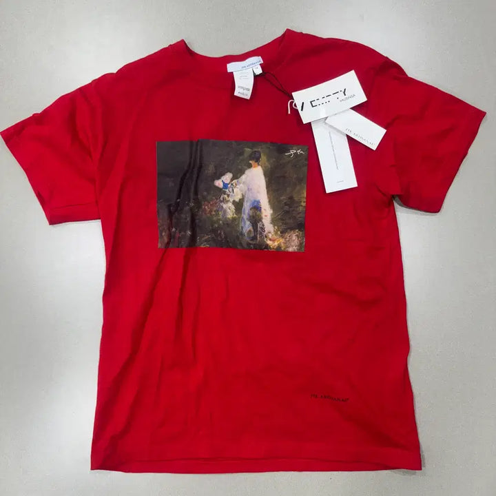 [BUNJANG] Juntae Kim Museum T-Shirt Red / 준태킴 뮤지엄 티셔츠 레드