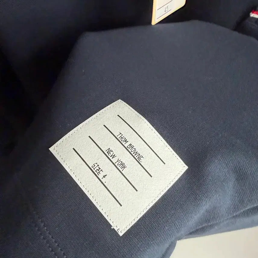 [BUNJANG] Thom Browne Navy Pocket Short Sleeve T-Shirt / 새상품 택보유 )톰브라운 네이비 포켓 반팔 티셔츠