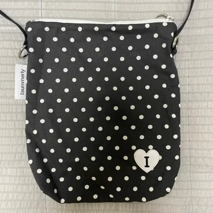 [BUNJANG] Isomers Koyi Crossbody Bag Black Dot / 아이썸머리 코이 크로스백 블랙 도트