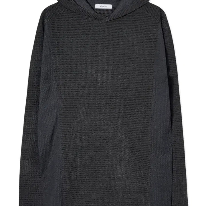 [BUNJANG] Ignota Core14 Paneled Hood Long Sleeve Charcoal / 이그노타 코어14 패널드 후드 롱슬리브 차콜