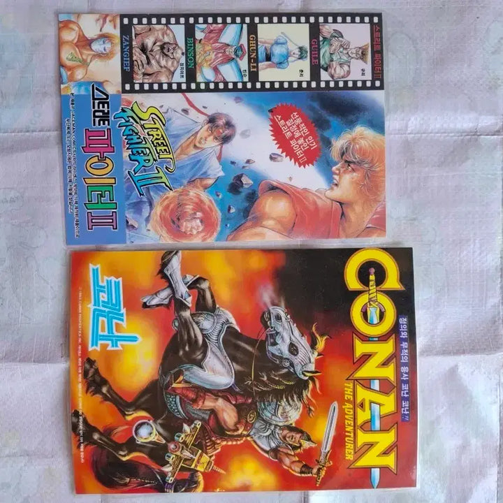 [BUNJANG] Street Fighter &amp; Detective Conan Coasters Set / 스트리트파이터. 코난 책받침