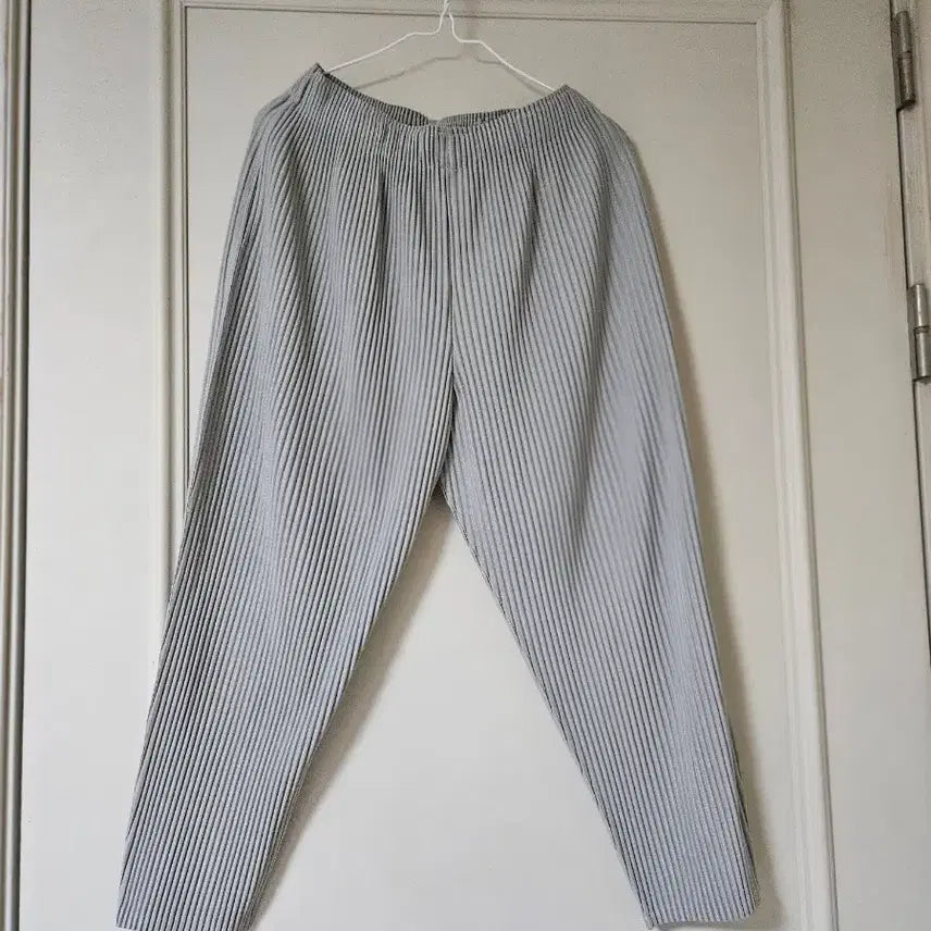 [BUNJANG] Pleated Grey Trousers / 플리츠 스타일 회색 바지