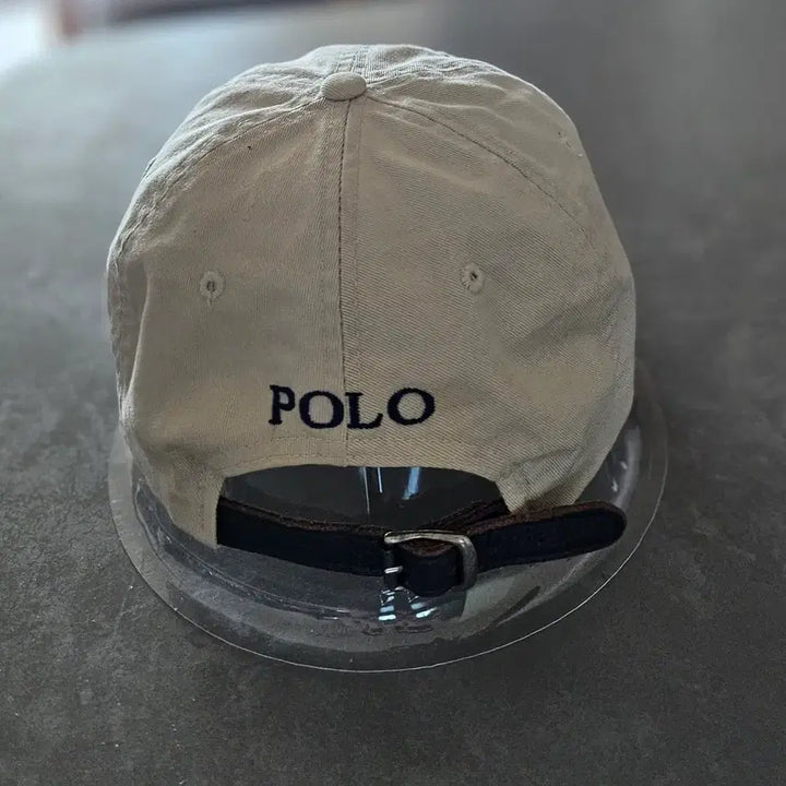 [BUNJANG] Polo Ralph Lauren Vintage Ball Cap Beige Leather Strap / 폴로 랄프로렌 연베이지 빈티지볼캡 가죽스트랩