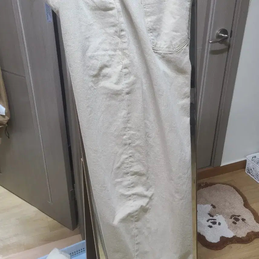 [BUNJANG] Noun Curved Pants Sand Beige Size 2 / 노운 커브드 팬츠 샌드 베이지 2사이즈  도비 비긴202 맛 아르반 맛