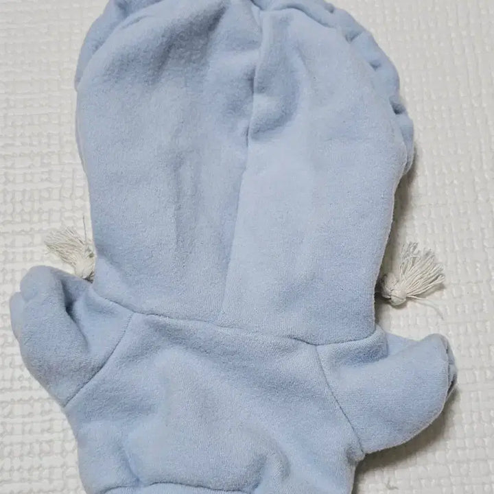 [BUNJANG] 20cm Blue Frill Hoodie / 20cm 블루 프릴 후드디