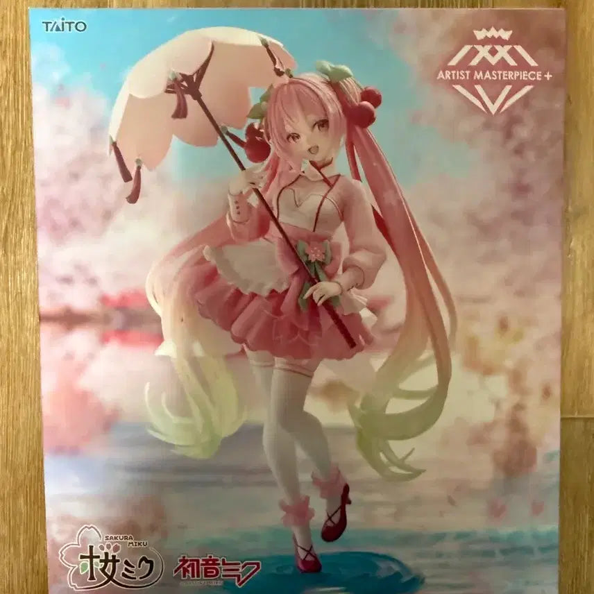 [BUNJANG] Hatsune Miku Sakura Miku Cherry Blossom Figure (Sealed) / 미개봉 정품) 하츠네 미쿠 사쿠라 미쿠 벚꽃