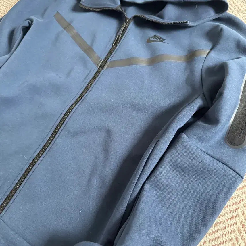 [BUNJANG] Nike Tech Fleece Hoodie Navy L / 나이키 테크플리스 네이비