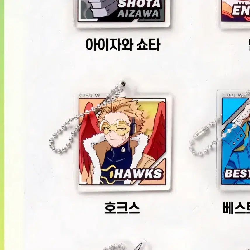 [BUNJANG] Hawks My Hero Academia Acrylic Keychain / 호크스 나의히어로아카데미아 아크릴 키링