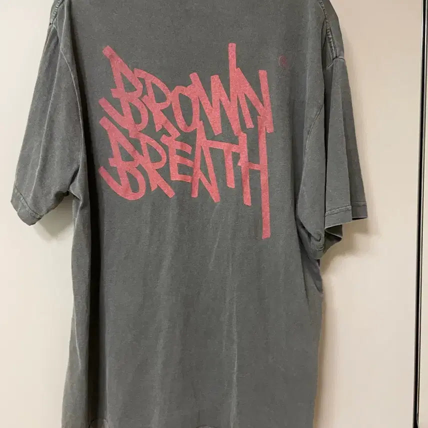 [BUNJANG] Brownbreath Graphic T-Shirt / 브라운브레스 반팔티 그레이