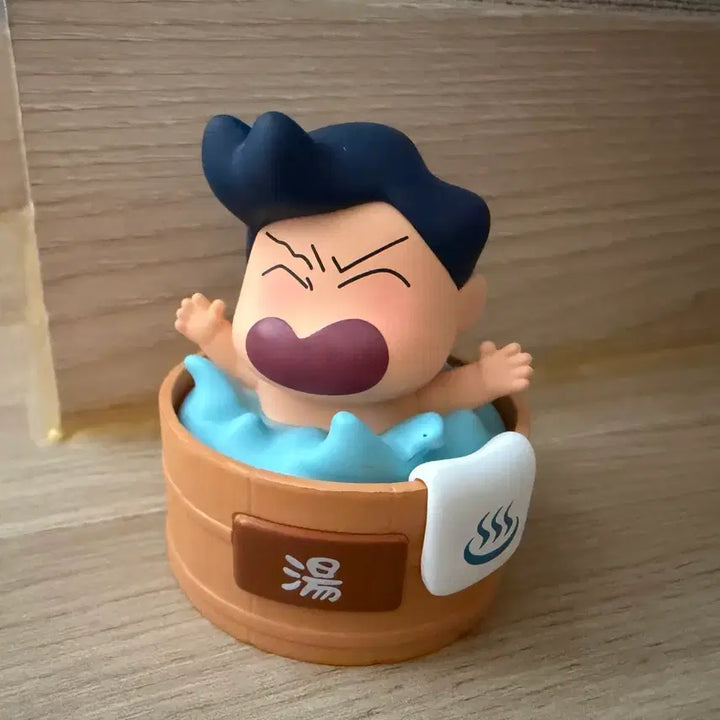 [BUNJANG] Crayon Shin-chan Onsen Figure - Kazama Kun / 개봉) 짱구 온천 피규어 _철수