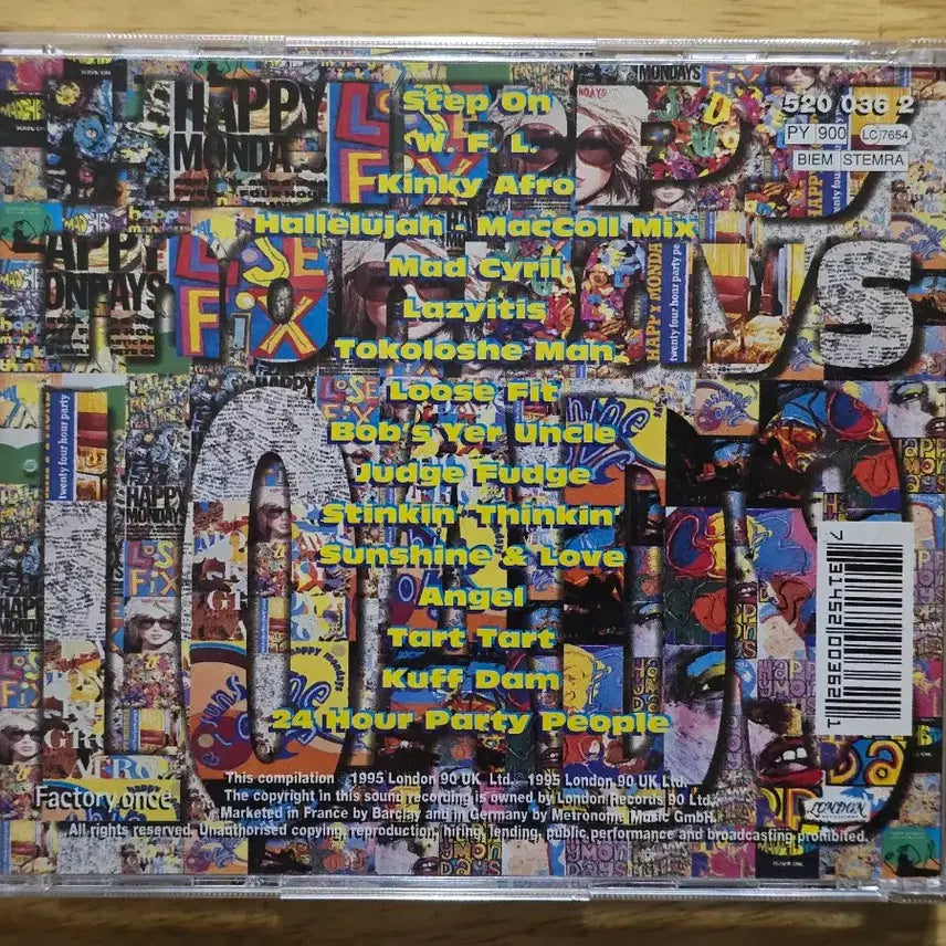 [BUNJANG] Happy Mondays Loads UK Edition CD / CD 음반 Happy Mondays 해피 먼데이즈- Loads 영국반