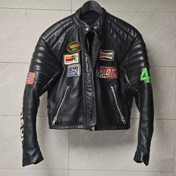 [BUNJANG] Vanson TC Patch Rider Jacket Size 40 / VANSON 밴슨 TC 와펜 라이더 자켓 40사이즈
