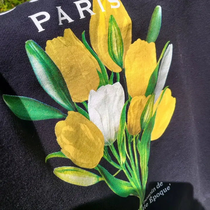 [BUNJANG] Wooyoungmi 22SS Flower Back Logo Hoodie / [발색/새상품급] 46 / 22SS 우영미 플라워 백로고 후드티