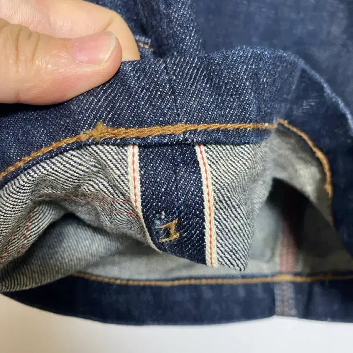 [BUNJANG] Outstanding Selvage Half Denim Shorts Size M / [OUTSTANDING] 아웃스탠딩 셀비지 하프 데님 M사이즈