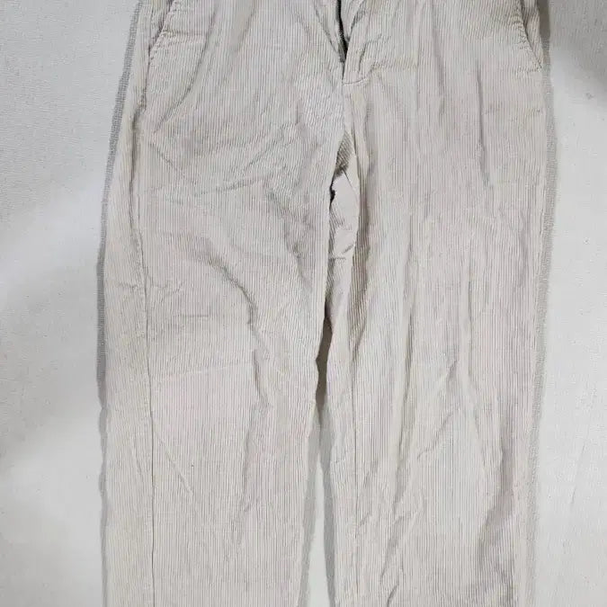 [BUNJANG] Musinsa Standard Ivory Corduroy Cotton Pants / 무신사스탠다드ㅇ아이보리 코듀로이 면바지