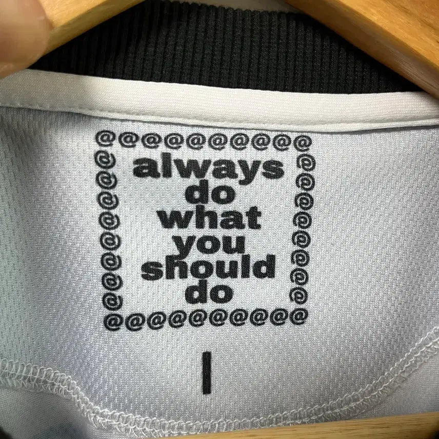 [BUNJANG] Always Do What You Should Do Jersey Short Sleeve T-Shirt L / always do what you should do 저지 반팔