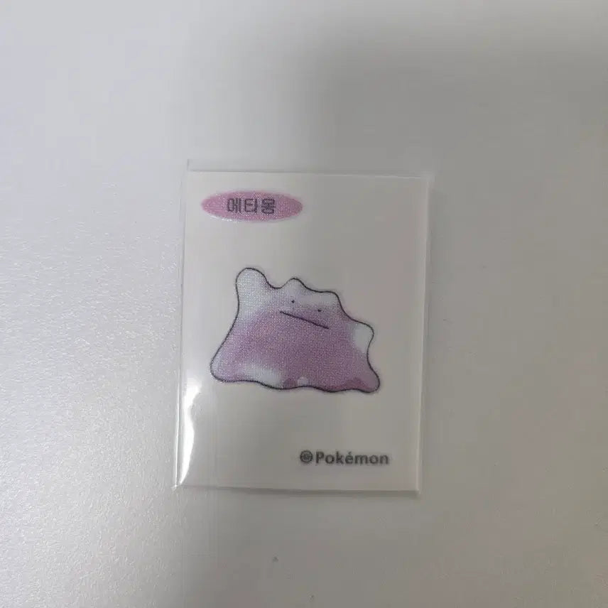 [BUNJANG] Pokemon 30th Anniversary Ddijuseal Ditto / 포켓몬스터 30주년 띠부씰 메타몽