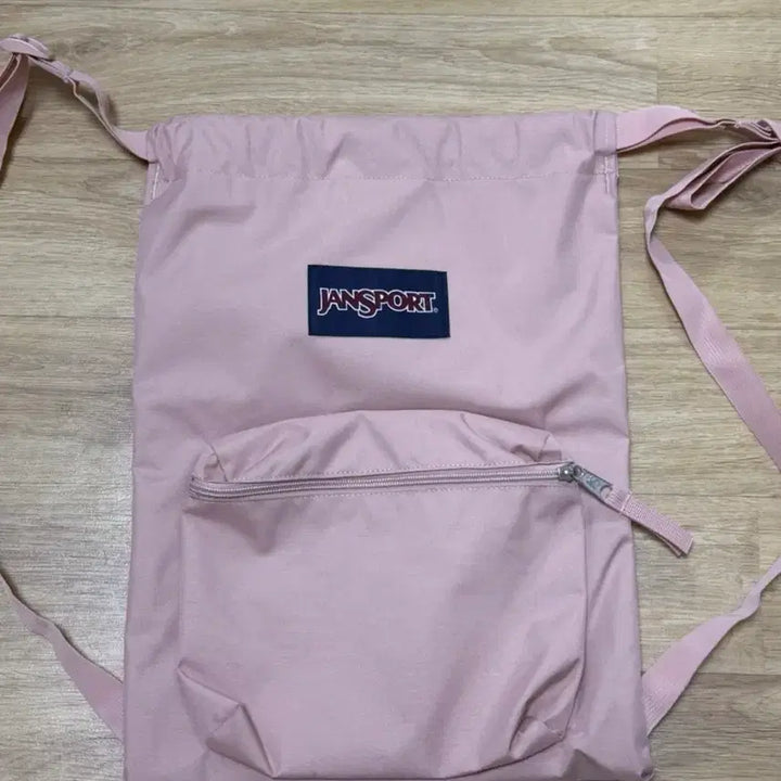 [BUNJANG] JanSport Drawstring Bag Mystic Rose / 잔스포츠 드로우백 미스틱로즈