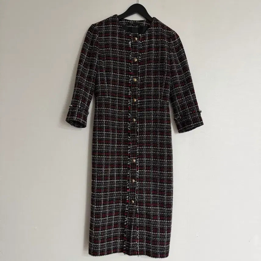[BUNJANG] Maje Tweed Dress / 마쥬 트위드 원피스