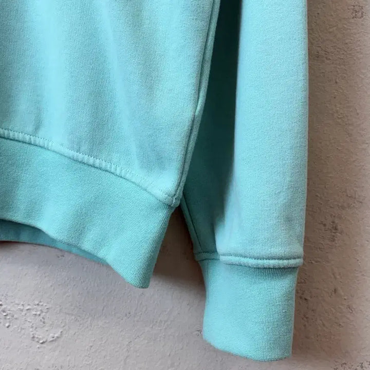 [BUNJANG] Polo Ralph Lauren QR Label Big Logo Mint Half-Zip Sweatshirt / [M] 폴로 랄프로렌 큐알 라벨 빅로고 민트 하프집업 스웻