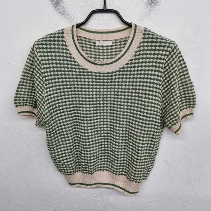 [BUNJANG] Muzak Short Sleeve Knit Top - Women&