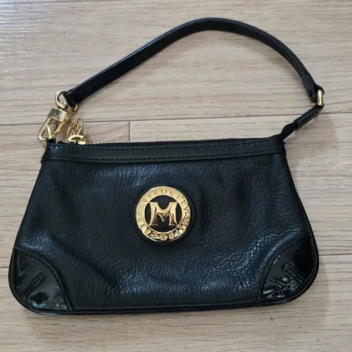 [BUNJANG] Metrocity Vintage Black Mini Shoulder Bag / 메트로시티 빈티지 블랙 미니 숄더백