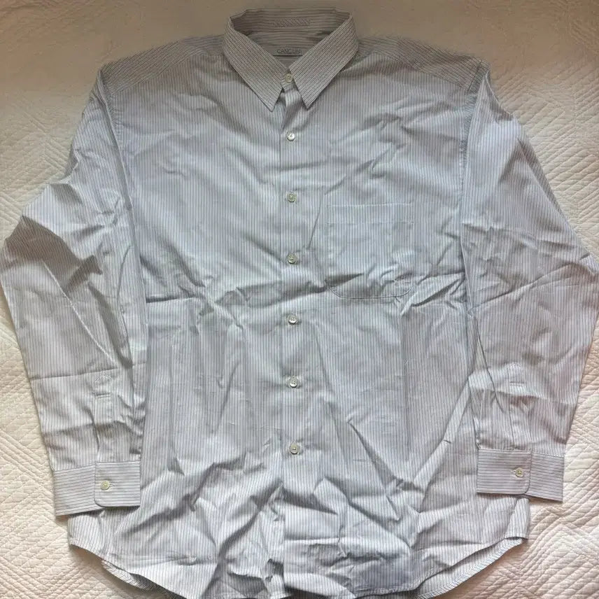 [BUNJANG] Brown Yak Steadyshirt Blue Stripe Size 3 / 브라운야드 스테디셔츠 블루스트라이프 3사이즈