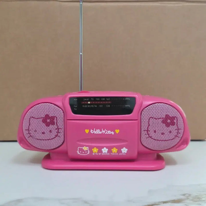 [BUNJANG] Sanrio Hello Kitty Hana Petit Radio (Pink) / 고전 헬로키티 핑크 카오하나 쁘띠 라디오