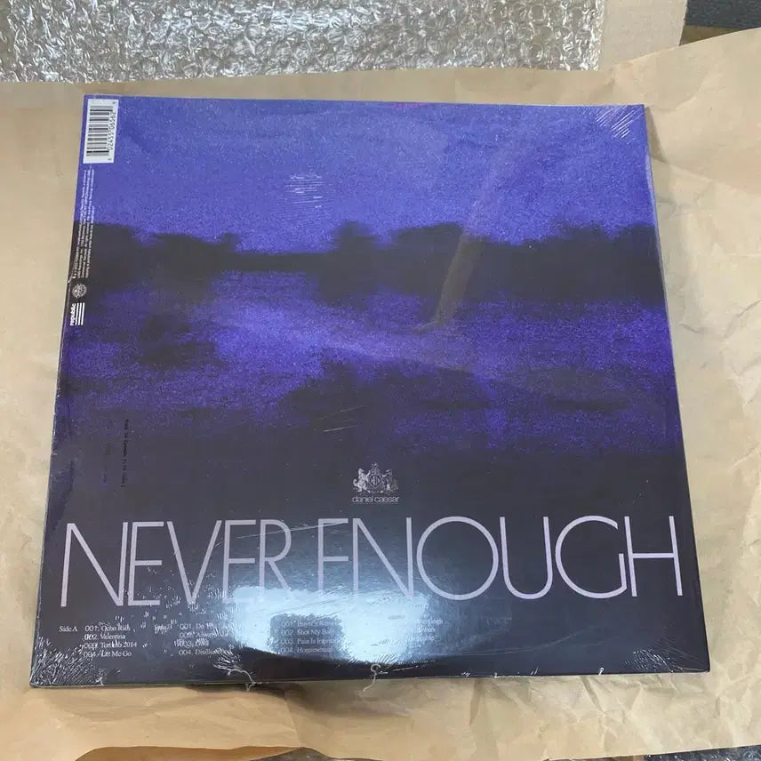 [BUNJANG] Daniel Caesar NEVER ENOUGH LP (Orange Vinyl) Sealed / 다니엘시저 LP - NEVER ENOUGH 미개봉