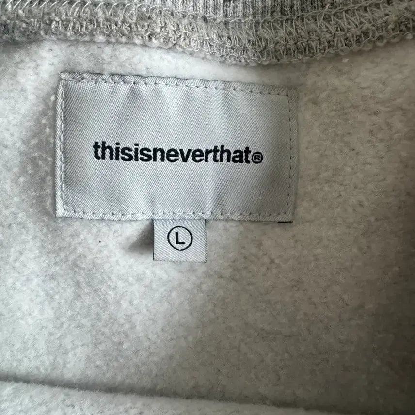 [BUNJANG] Thisisneverthat Sweatshirt Grey / 디스이즈네버댓 맨투맨 그레이