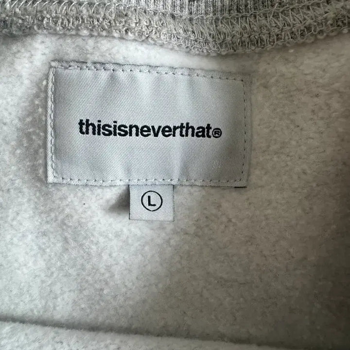 [BUNJANG] Thisisneverthat Sweatshirt Grey / 디스이즈네버댓 맨투맨 그레이