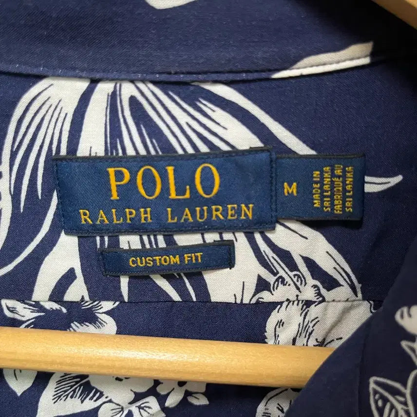 [BUNJANG] Polo Ralph Lauren Hawaiian Shirt Navy M / 폴로 랄프로렌 하와이안 셔츠