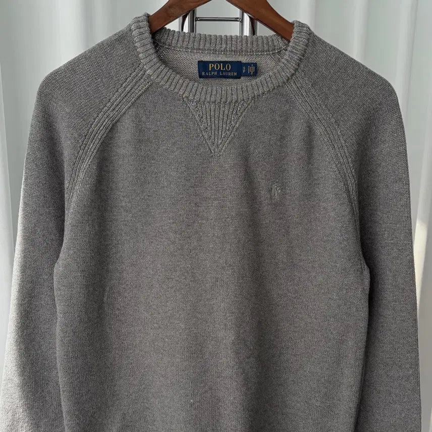 [BUNJANG] Polo Ralph Lauren Crewneck Cotton Knit Sweater - Size S / [S]폴로 랄프로렌 크루넥 코튼 니트