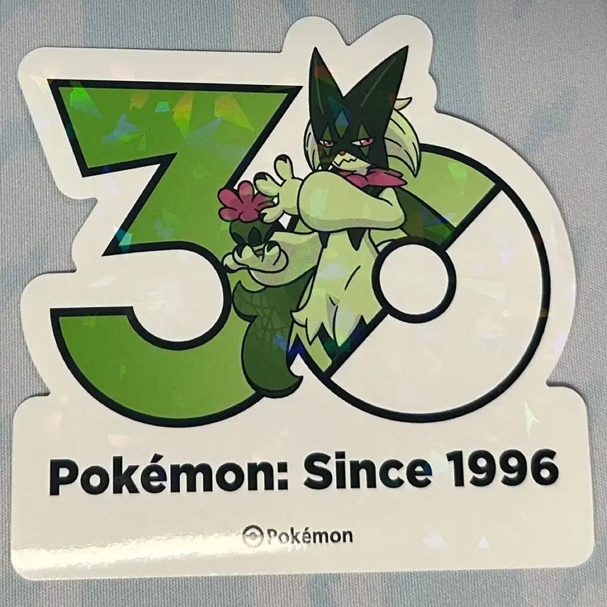 [SOLD OUT] [포켓몬 30주년 기념 로고 스티커]마스카나