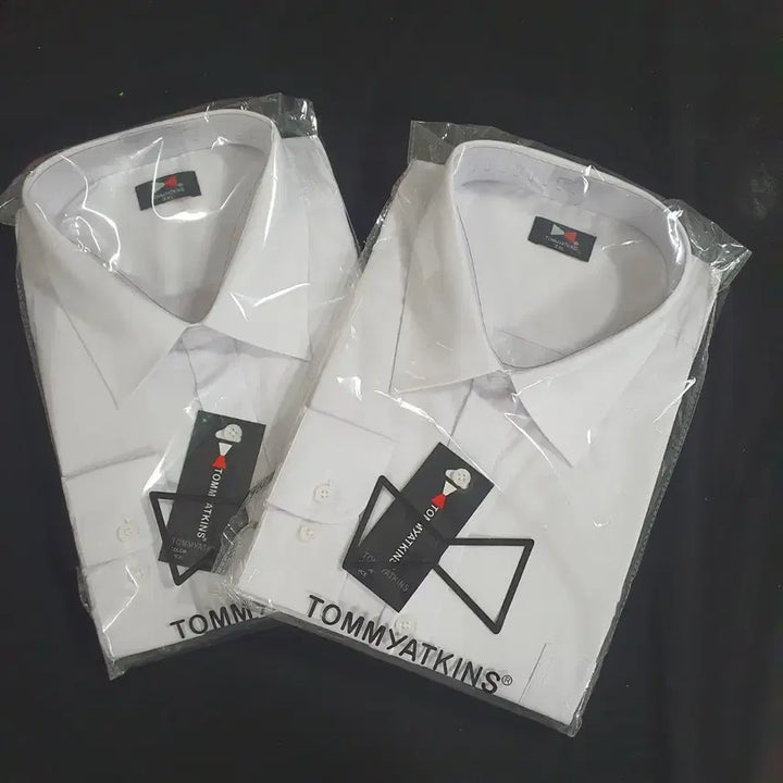 [BUNJANG] Tommy Hilfiger White Dress Shirts (2-Pack) 3XL New / Tommy와이셔츠(2장)3XL새상품