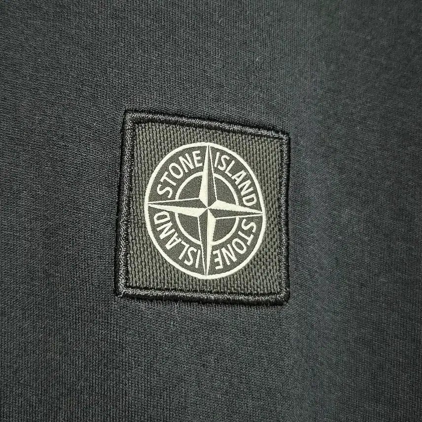 [BUNJANG] Stone Island Logo Patch T-Shirt Black M / 스톤아일랜드 로고 패치 티셔츠 블랙 M