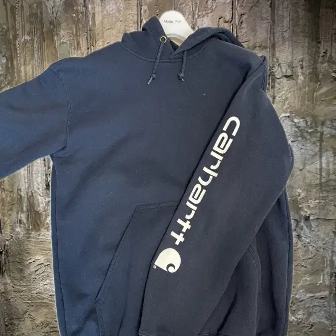 [BUNJANG] Vintage Carhartt Hoodie Navy Size M / 빈티지 칼하트 후드티