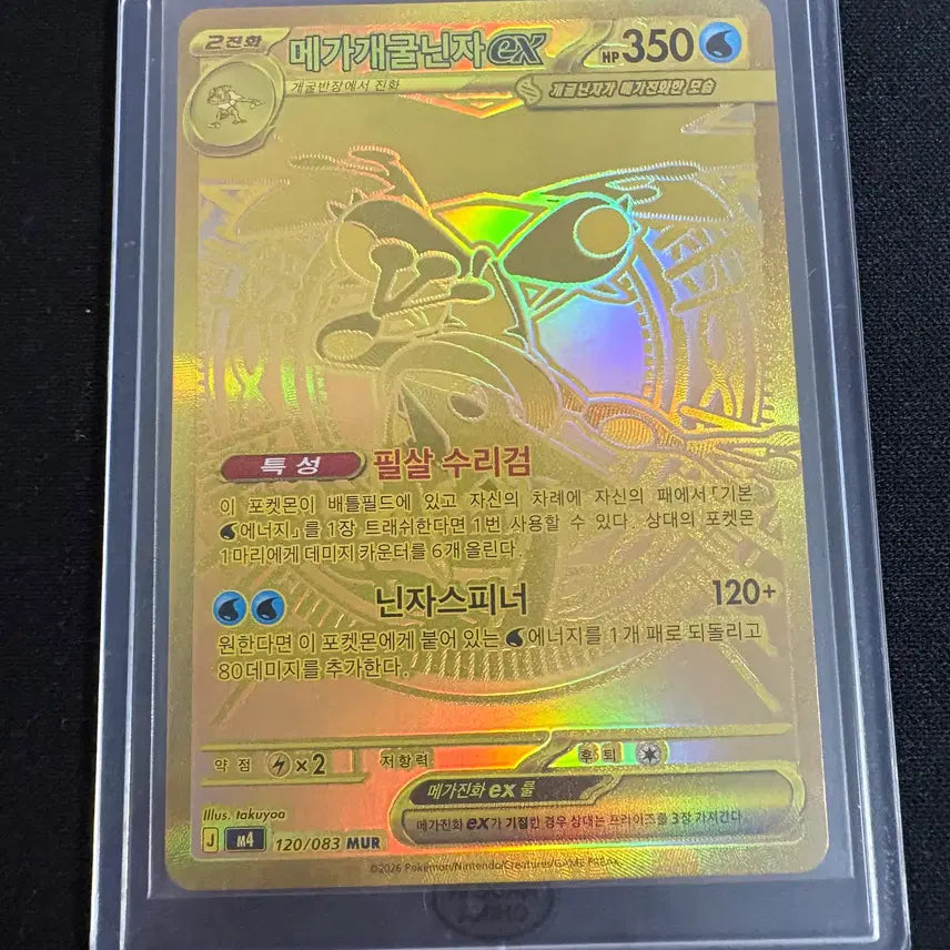 [BUNJANG] Mega Charizard Ex Card / 포켓몬카드 메가개굴닌자 ex mur