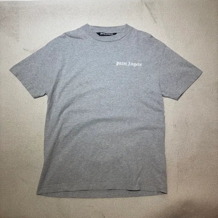 [BUNJANG] Palm Angels 21SS Grey Cotton T-Shirt / 105 팜엔젤스 21ss 그레이 코튼 반팔티