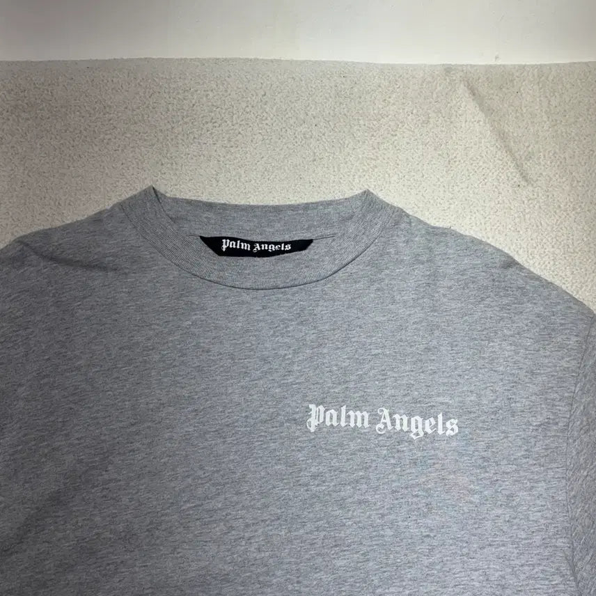 [BUNJANG] Palm Angels 21SS Grey Cotton T-Shirt / 105 팜엔젤스 21ss 그레이 코튼 반팔티