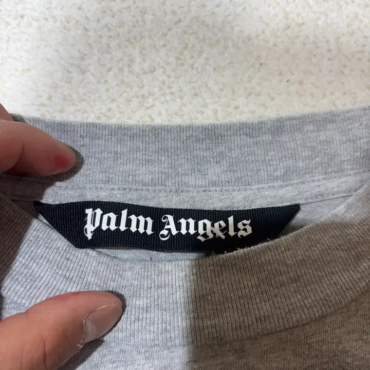 [BUNJANG] Palm Angels 21SS Grey Cotton T-Shirt / 105 팜엔젤스 21ss 그레이 코튼 반팔티